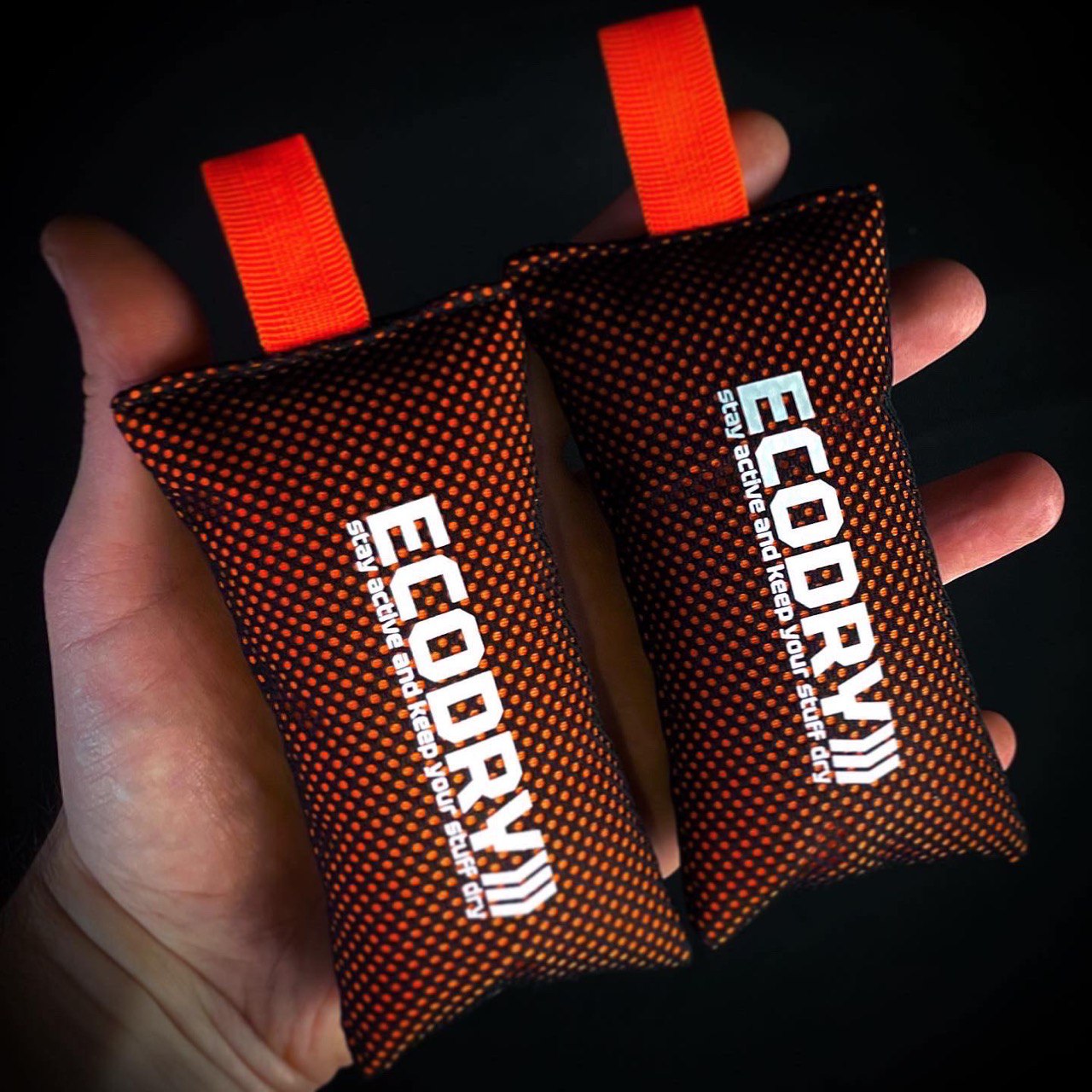 3Pack of Reusable Moisture Absorbing Bags for Footwear and Sports Gear