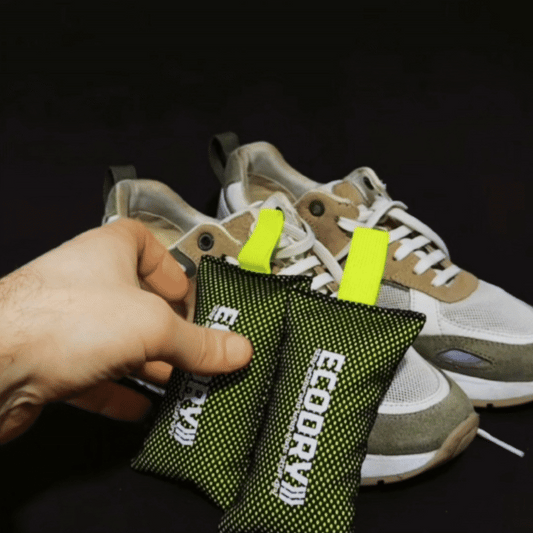 3Pack of Reusable Moisture Absorbing Bags for Footwear and Sports Gear