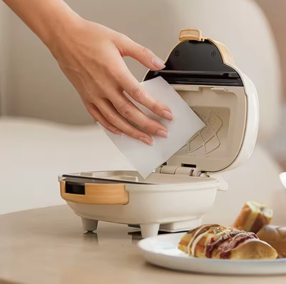 Mini Sandwich Panini Maker – Quick Breakfast & Snack Solution + FREE Digital Recipe Book